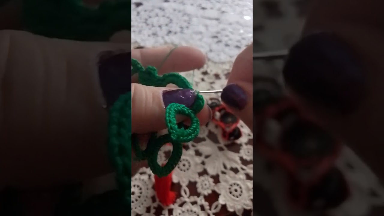 Wzór kwiatka z koronki koniakowskiej . Jak wykonać naszyjnik koronkowy ( część 1)