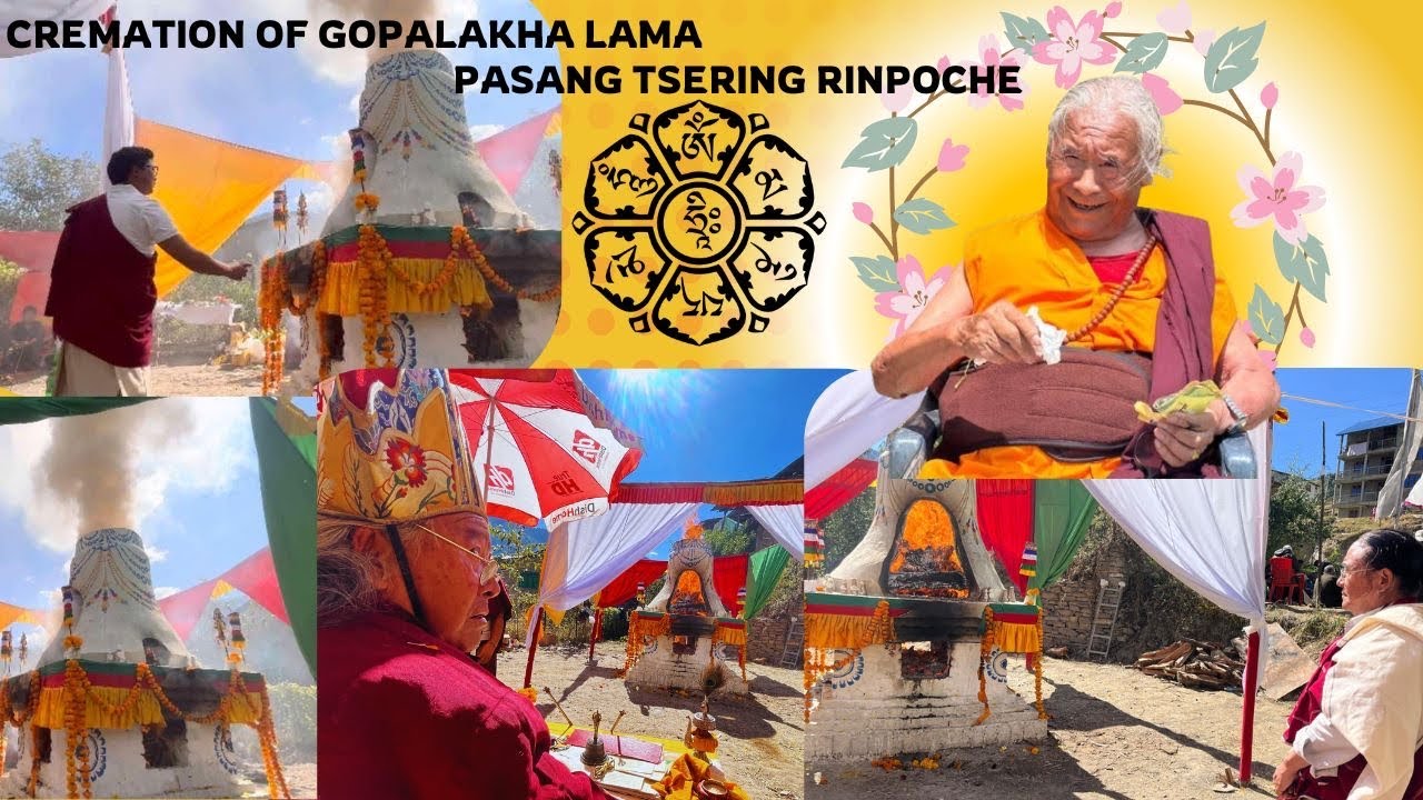 Cremation of Mugum Lama Pasang Tsering Rinpoche