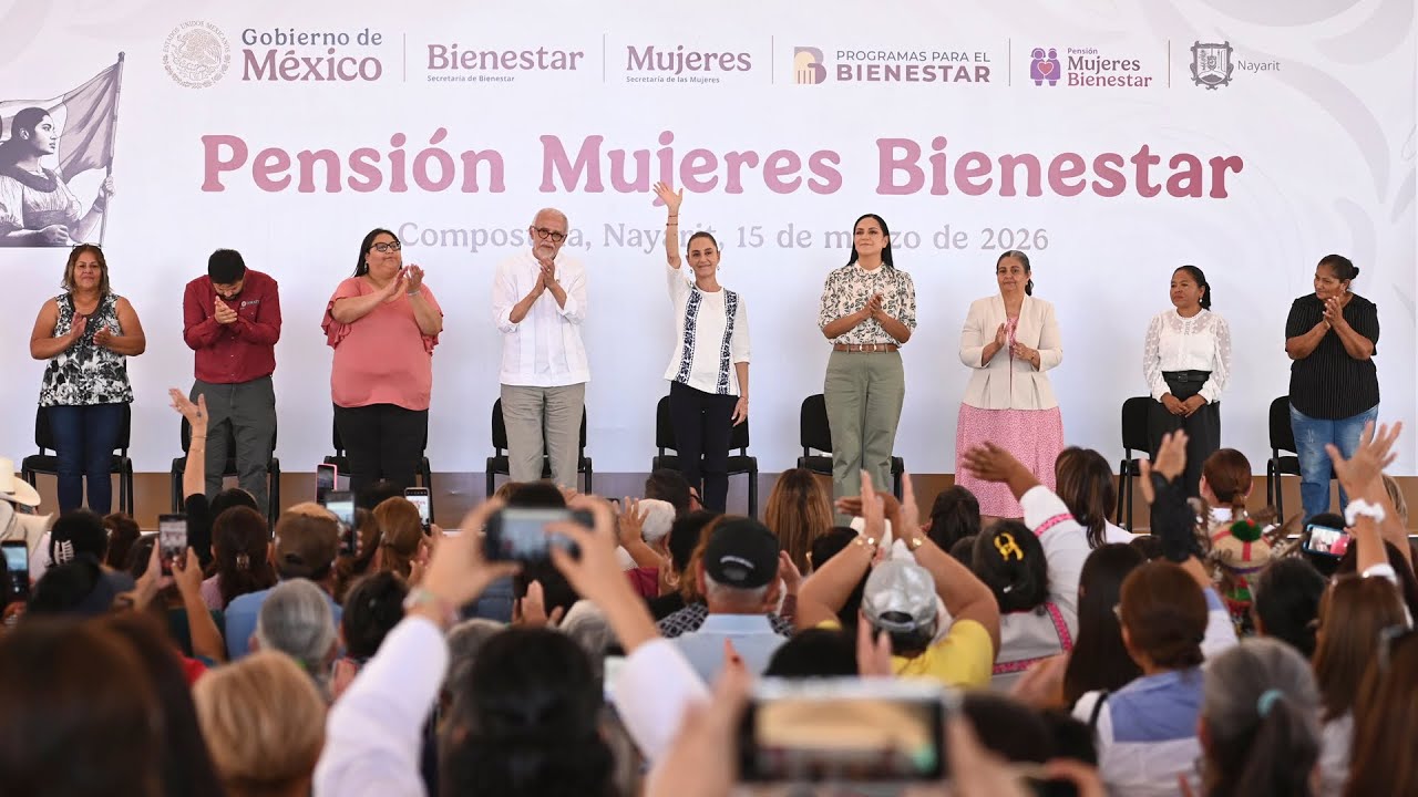 Pensión Mujeres Bienestar. Compostela, Nayarit