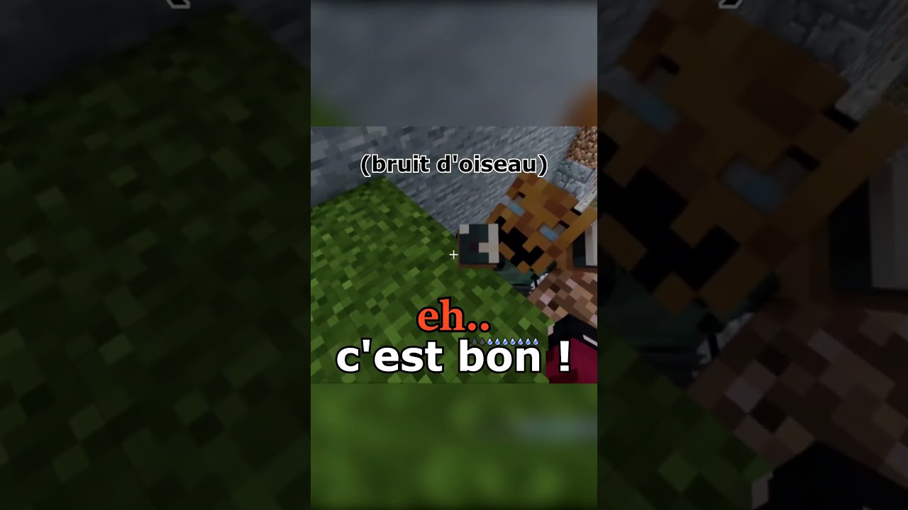 ❄️GLA&Ccedil;ANT CRIE DE ZOMBIE D&Egrave;S LE R&Eacute;VEIL☀️[EN ENTIER SUR LA CHA&Icirc;NE]#shorts #minecraftshorts #minecraft