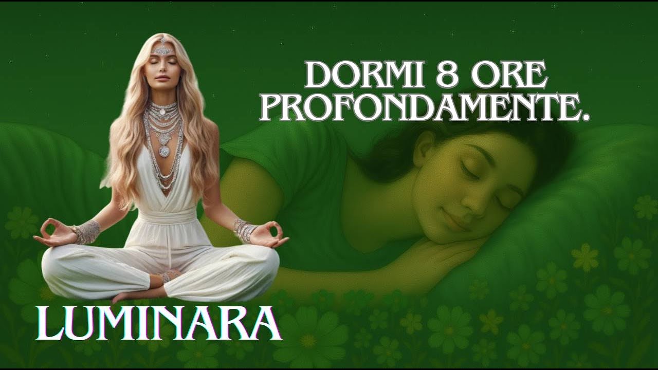 Dormire 8 Ore Profondamente – Meditazione Guidata con L'Angelo Luminara per un Sonno Ristoratore