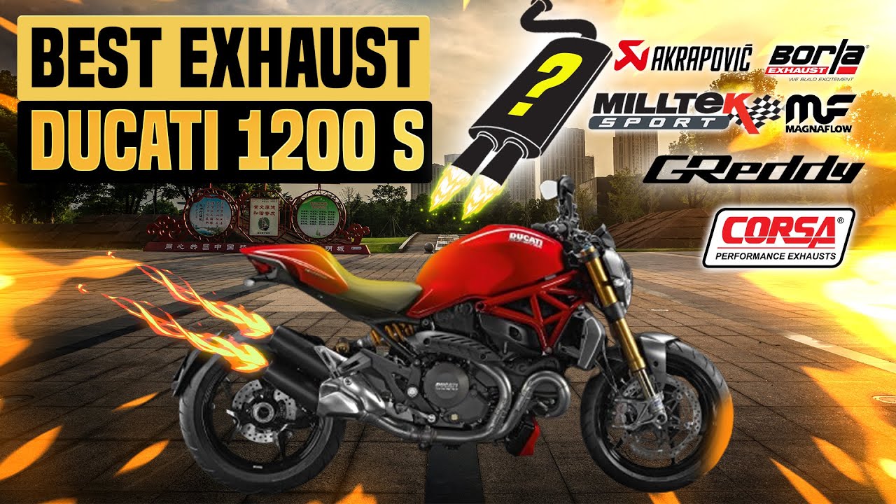 Ducati Monster 1200 S Exhaust Sound🔥Akrapovic,Austin Racing,Exan,Mivv,SC Project,QD,Termignoni,Remus