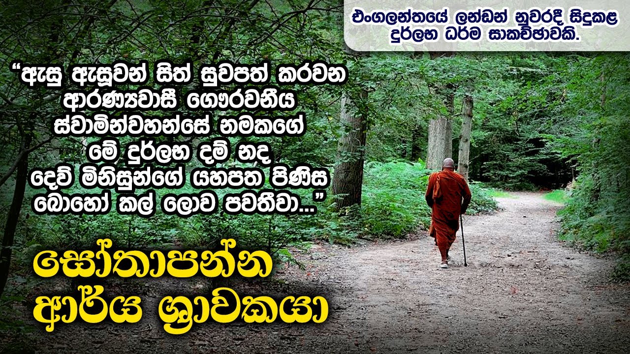 සෝතාපන්න ආර්ය ශ්‍රාවකයා | Samma Ditthi UK | එංගලන්තයේ ලන්ඩන් නුවරදී සිදුකළ ධර්ම සාකච්ඡාවකි.