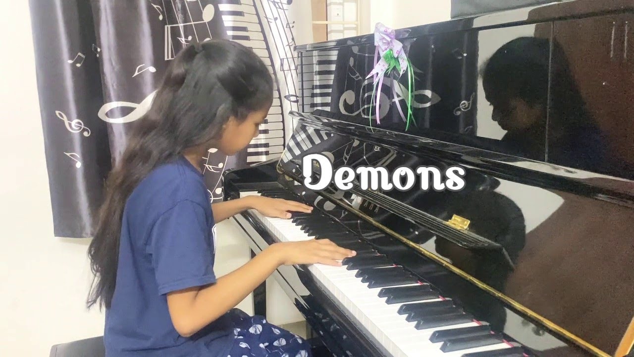 Imagine Dragons - Demons Piano Cover by Riya | Riya Rhythms