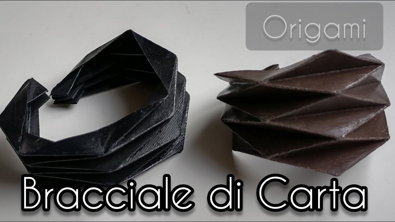 Origami Tutorial- Bracciale di carta