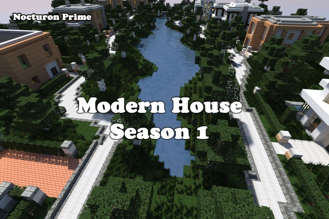Minecraft: Modern House season 1 + World Download