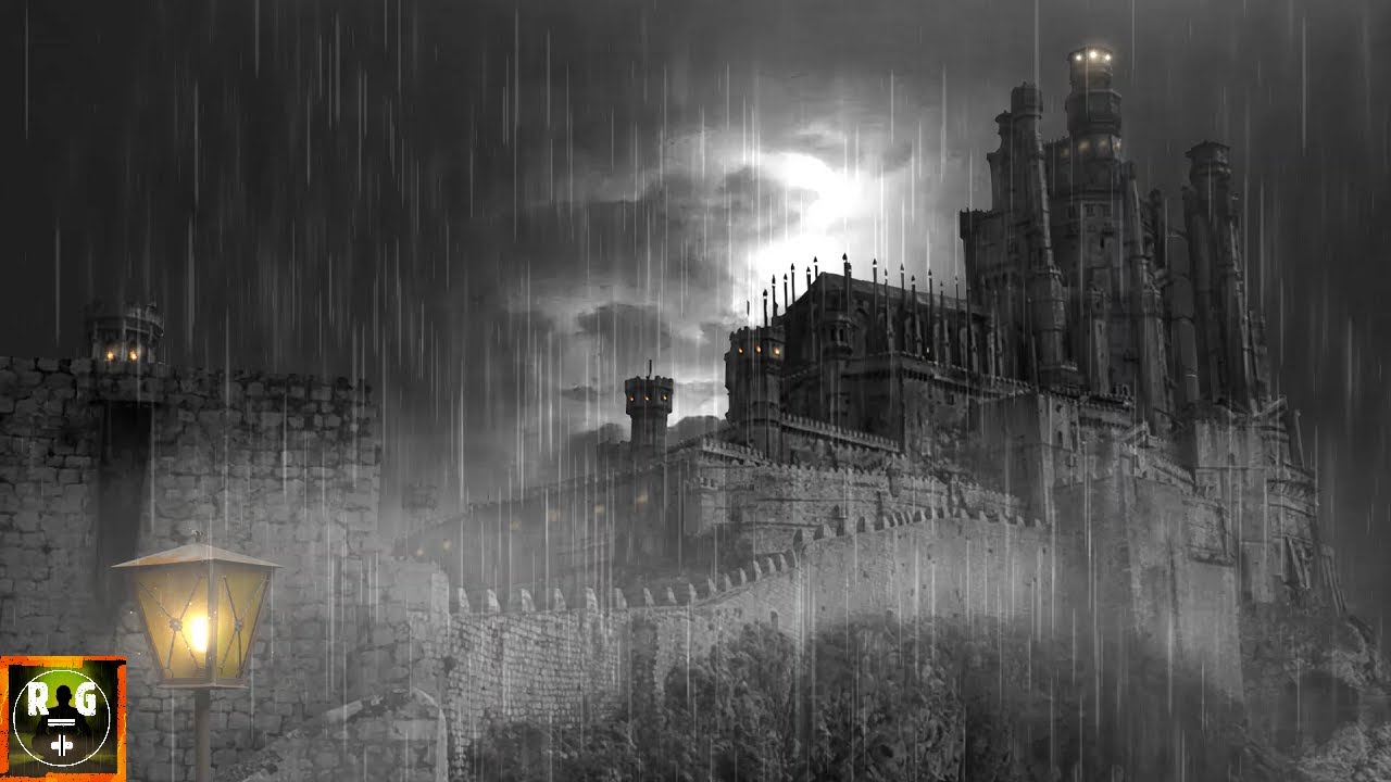 Violent Thunderstorm Sounds on Red Keep | Heavy Thunder, Rain and Wind Noises to Sleep, Study, Relax