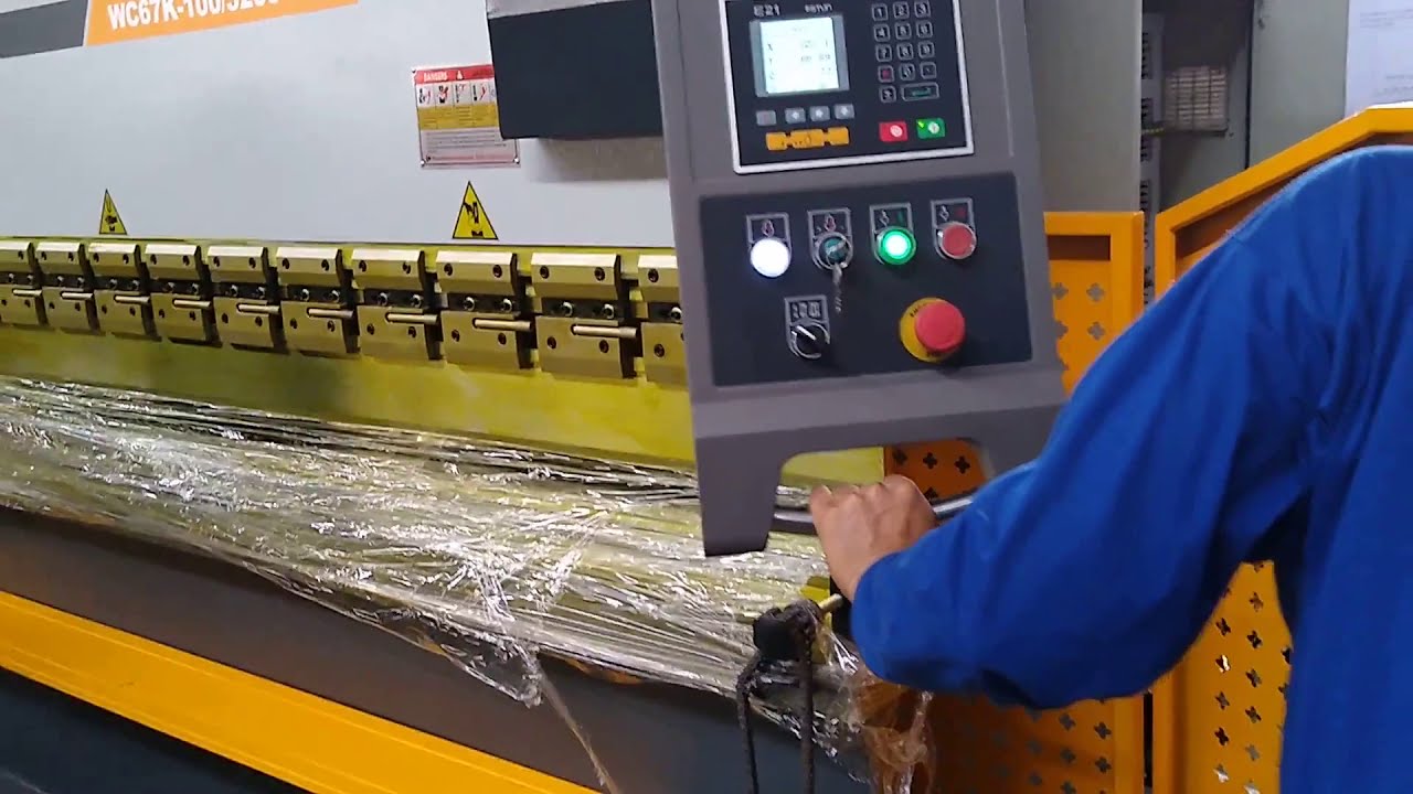 FUNCIONAMIENTO DE  PLEGADORA REXON WC67K-100/3200 E21