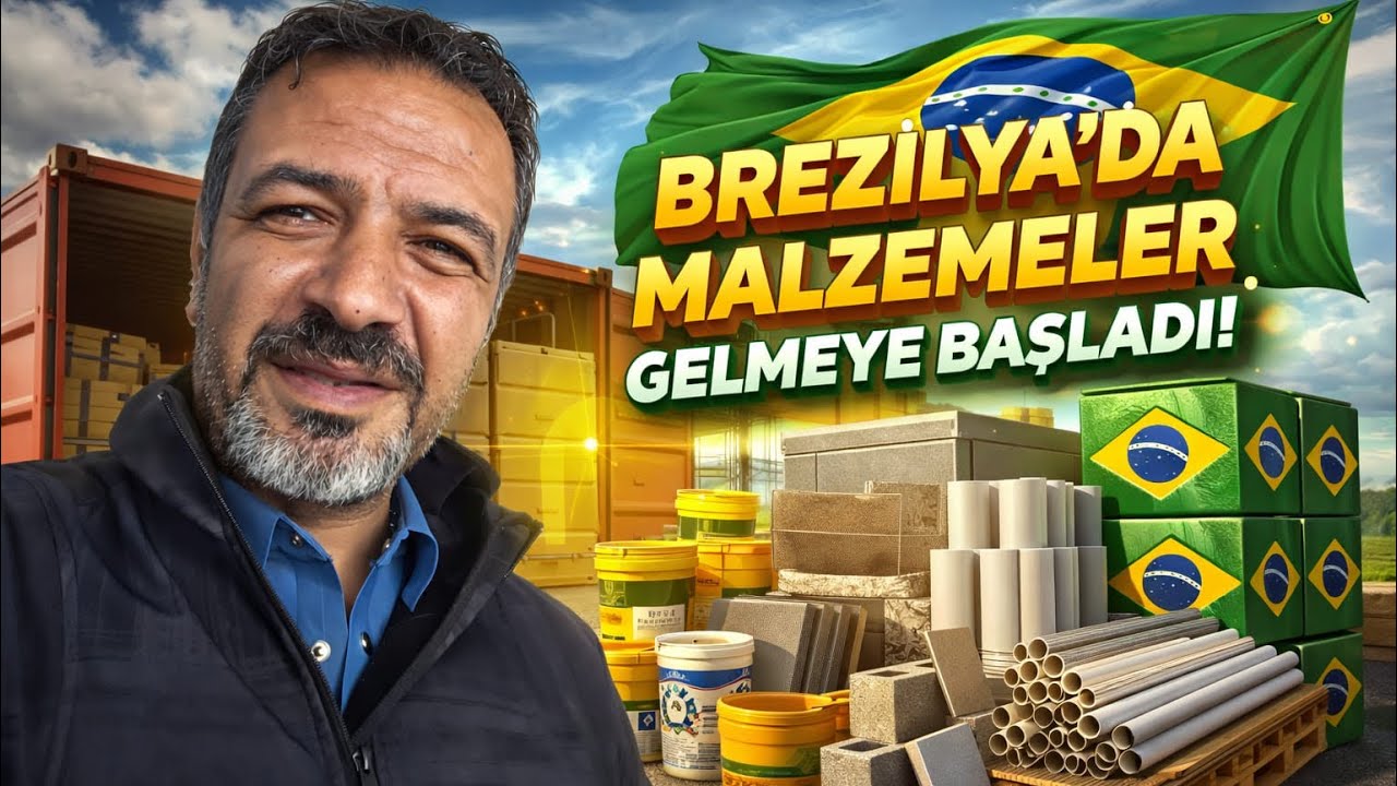 Brezilya’da malzemeler gelmeye başladı ;) #brezilya #saopaulo @metiniyikosker 