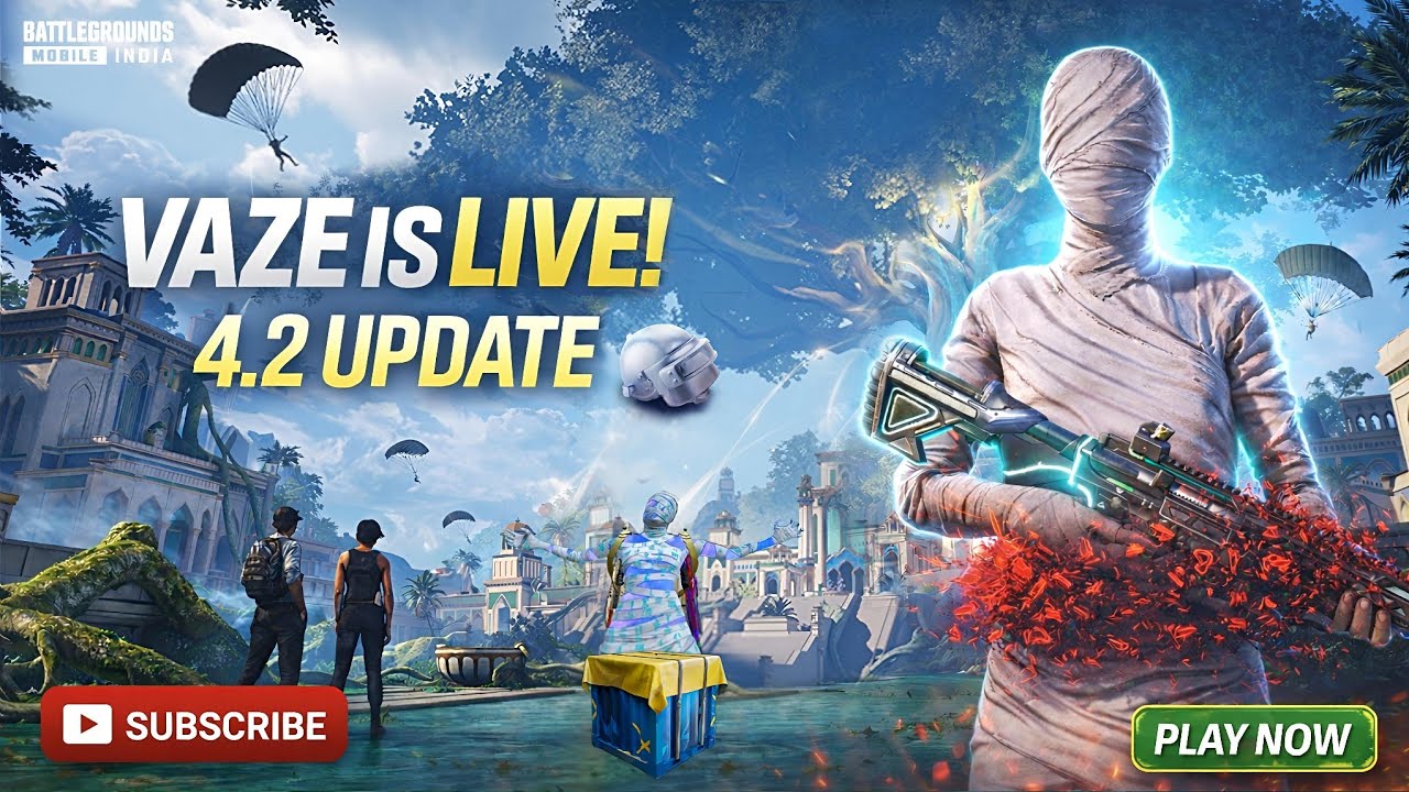 VAZE IS LIVE Live Stream | ONLY RUSH GAMEPLAY | EXPLORING BGMI 4.2 UPDATE 