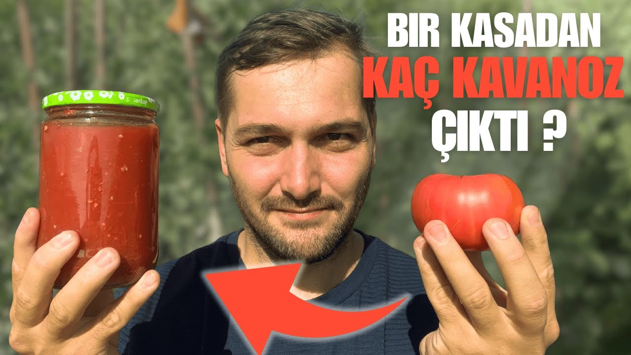 Ka&ccedil; Kilo Domatesten Ka&ccedil; Konserve Sos &Ccedil;ıkar? | Kışlık Domates Konservesi Yapımı