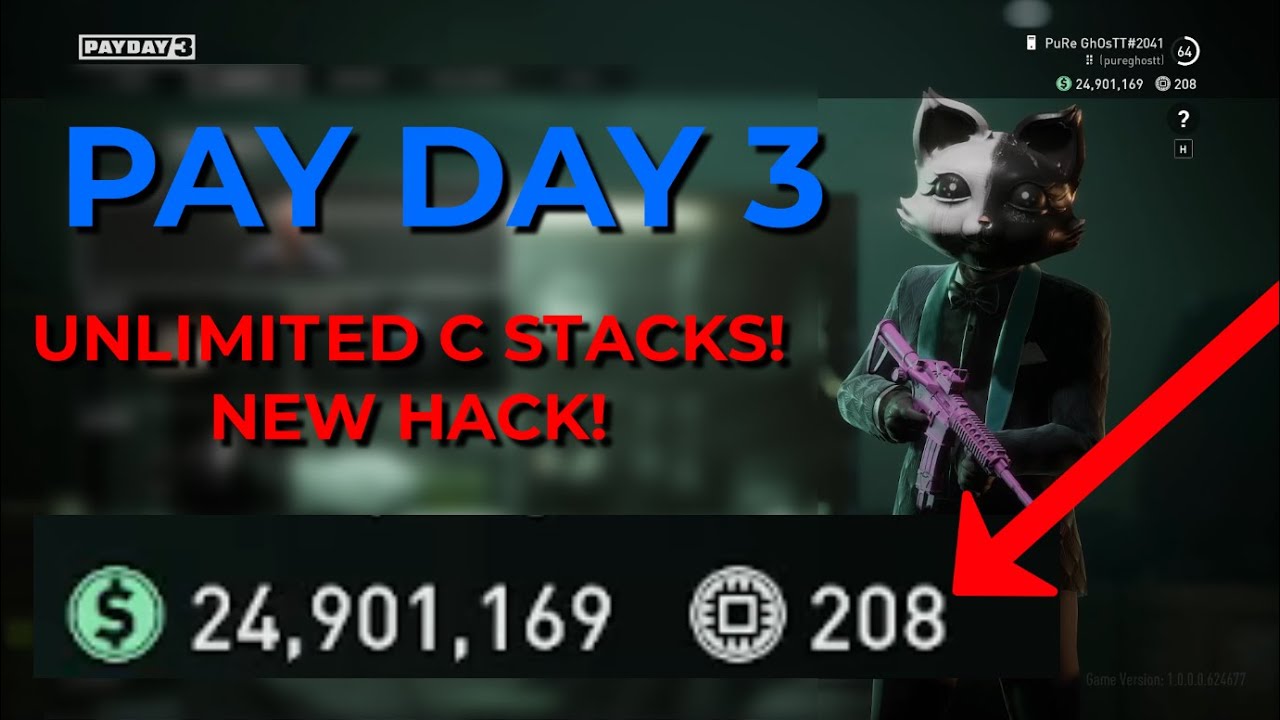 БЕСКОНЕЧНЫЕ СТЭКИ C! НОВЫЙ ВЗЛОМ PAYDAY 3! КУПИТЕ БЕСКОНЕЧНЫЕ ДЕШЕВЫЕ СТЭКИ C С ПОМОЩЬЮ FIDDLER!