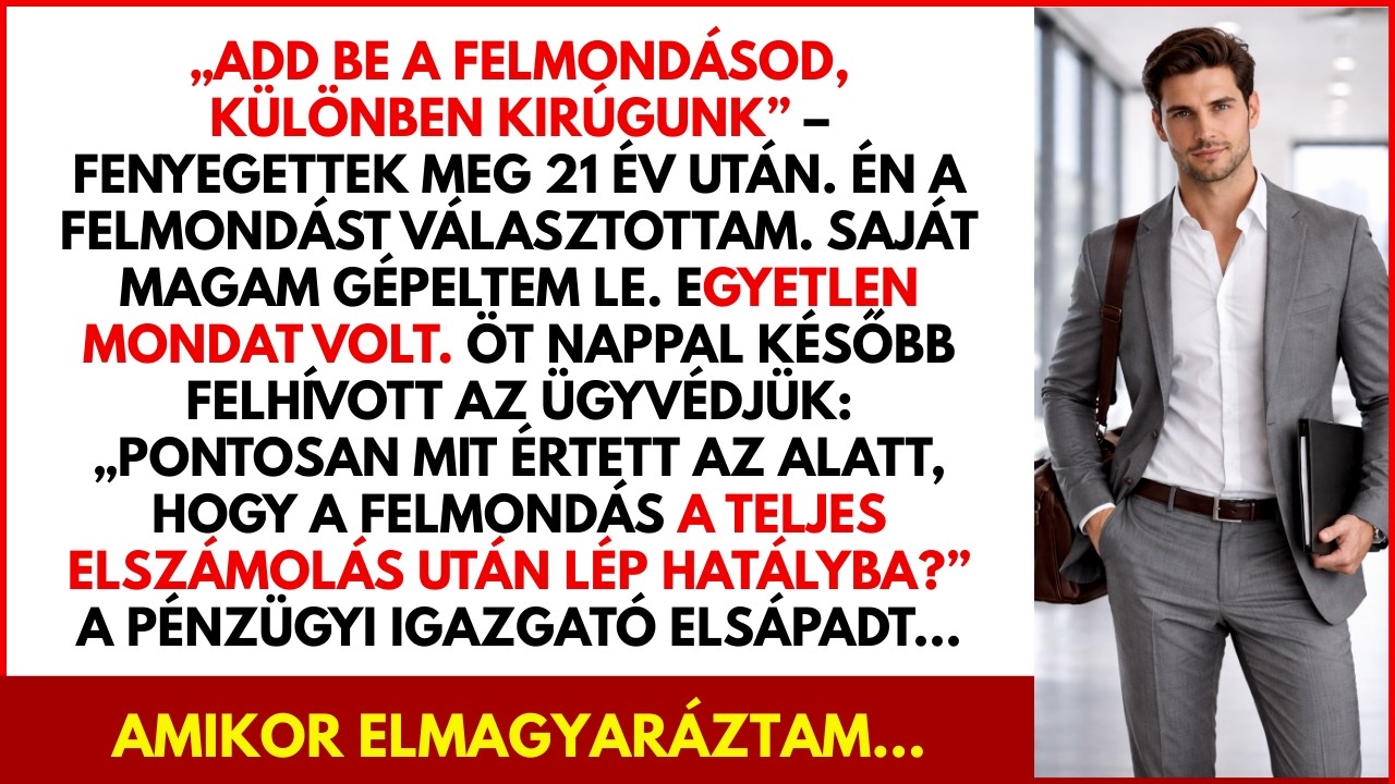 Huszonegy évnyi odaadás után kirúgtak… nagy hiba volt. Az ügyvédjük nem hagy békén