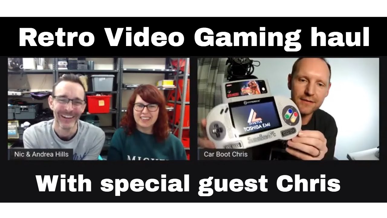 Retro video game haul - With Chris from Cookie & The Haydens