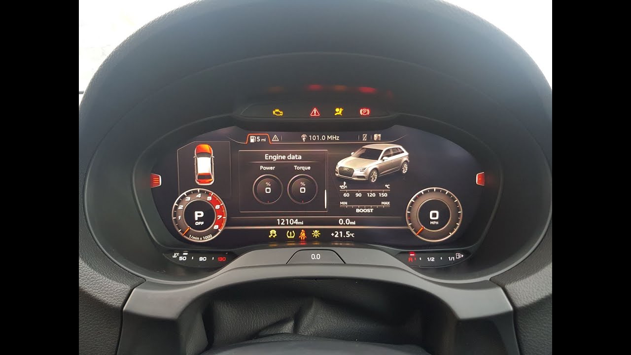 HOW TO REMOVE AUDI RS3 8V VIRTUAL COCKPIT SPEEDOMETER INSTRUMENT CLUSTER DIGITAL SCREEN