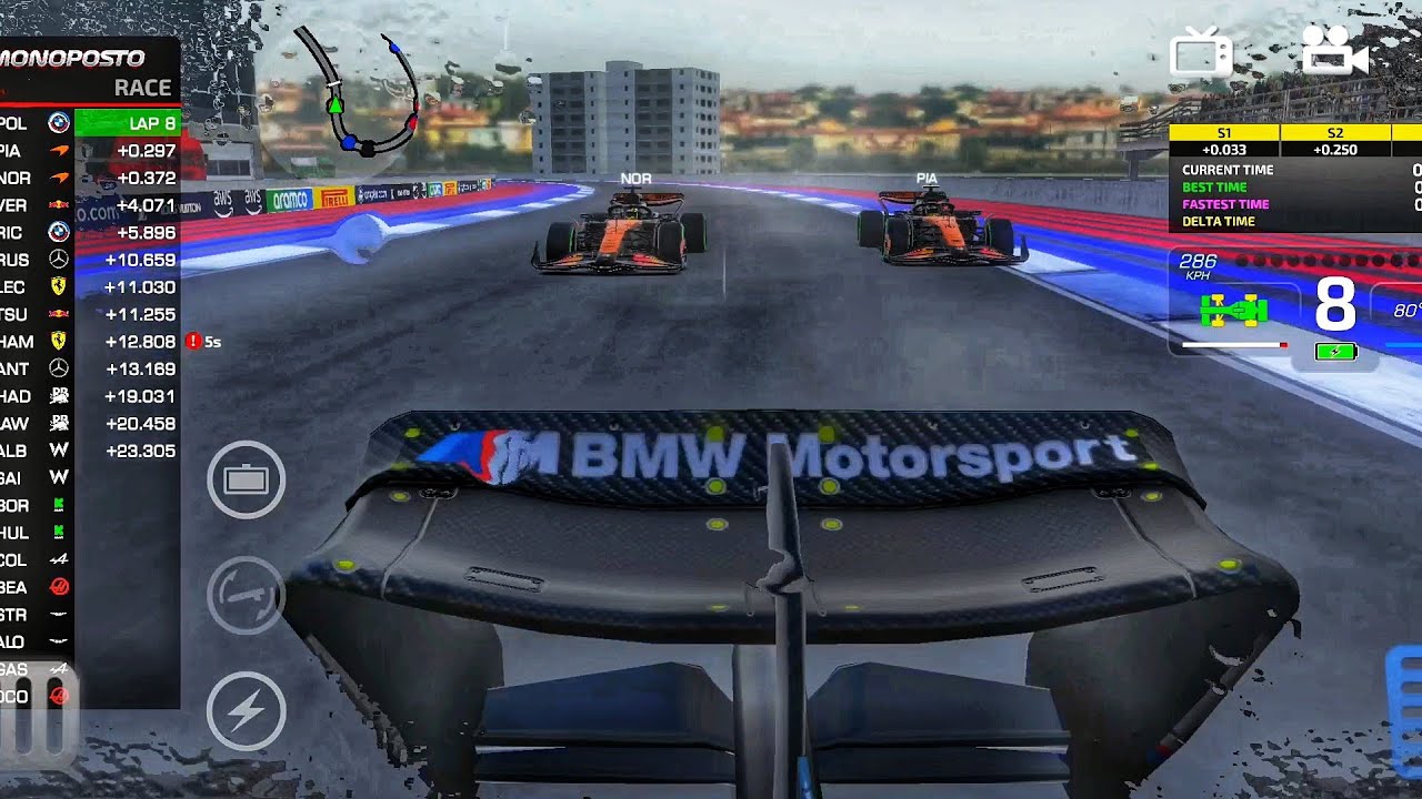 Monoposto MyTeam S5 R6: BMW vs McLaren! Intense Battle at the Illinois GP!