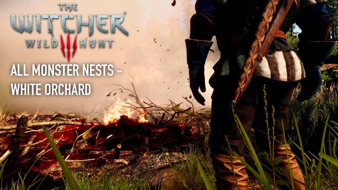 The Witcher 3: Wild Hunt - All Monster Nests - White Orchard
