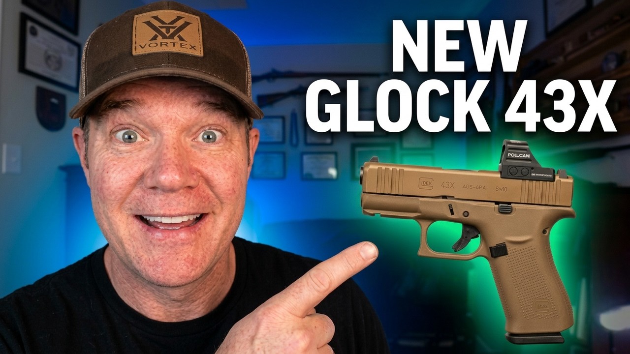 Glock 43X Coyote Limited Edition | Новое покрытие nPVD и прямое крепление K-Optic!!