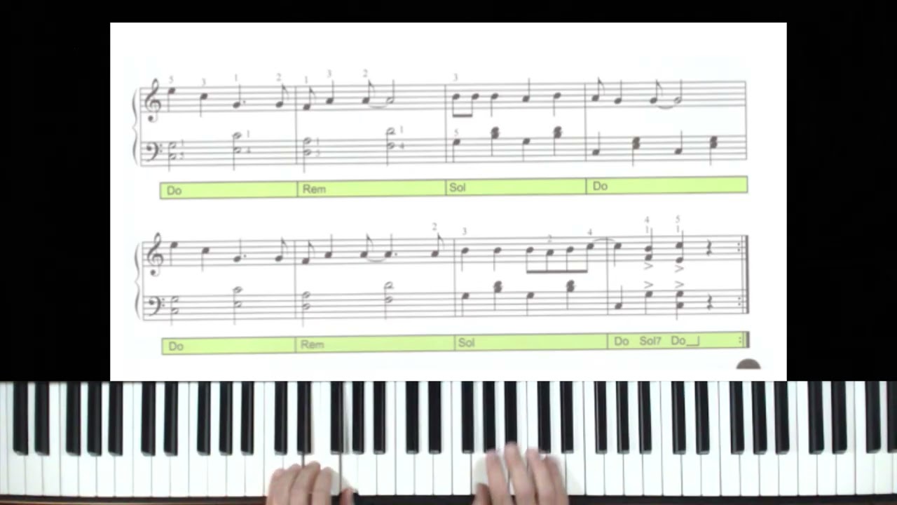 L. Perini - Little brown Jug - piano tutorial by Antonio De Angelis