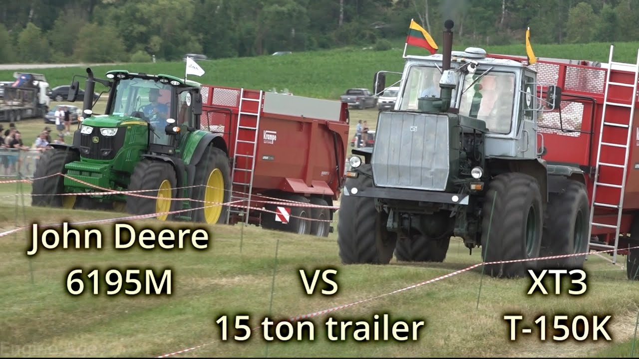 XT3 T-150K vs John Deere 6195M / Agriculture tractors