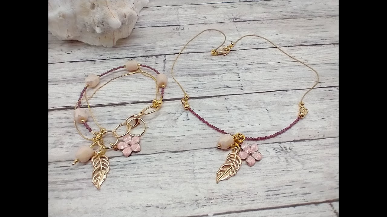 Choker Necklace and Bracelet Set Made With Bargain Bead Box December 2022  Products!