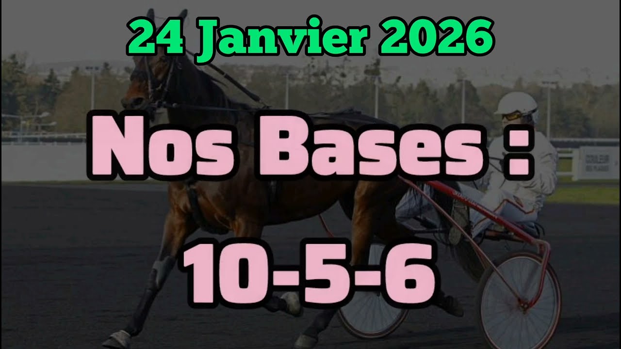 ANALYSE PMU QUINT&Eacute; DU SAMEDI 24 JANVIER 2026 - &Agrave; VINCENNES - R&Eacute;UNION 1 COURCE 4