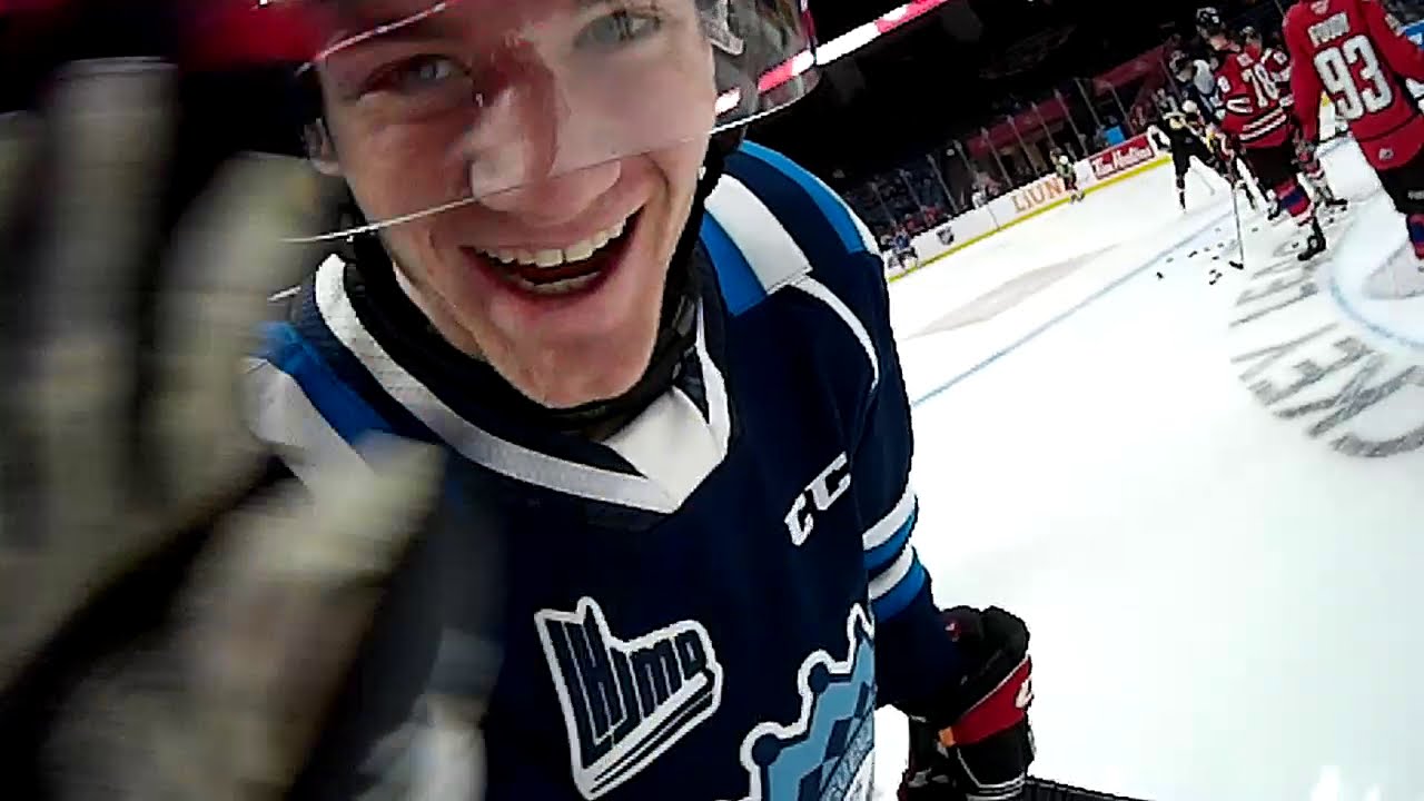 Alexis Lafrenière mic'd up at 2020 Top Prospects Game!