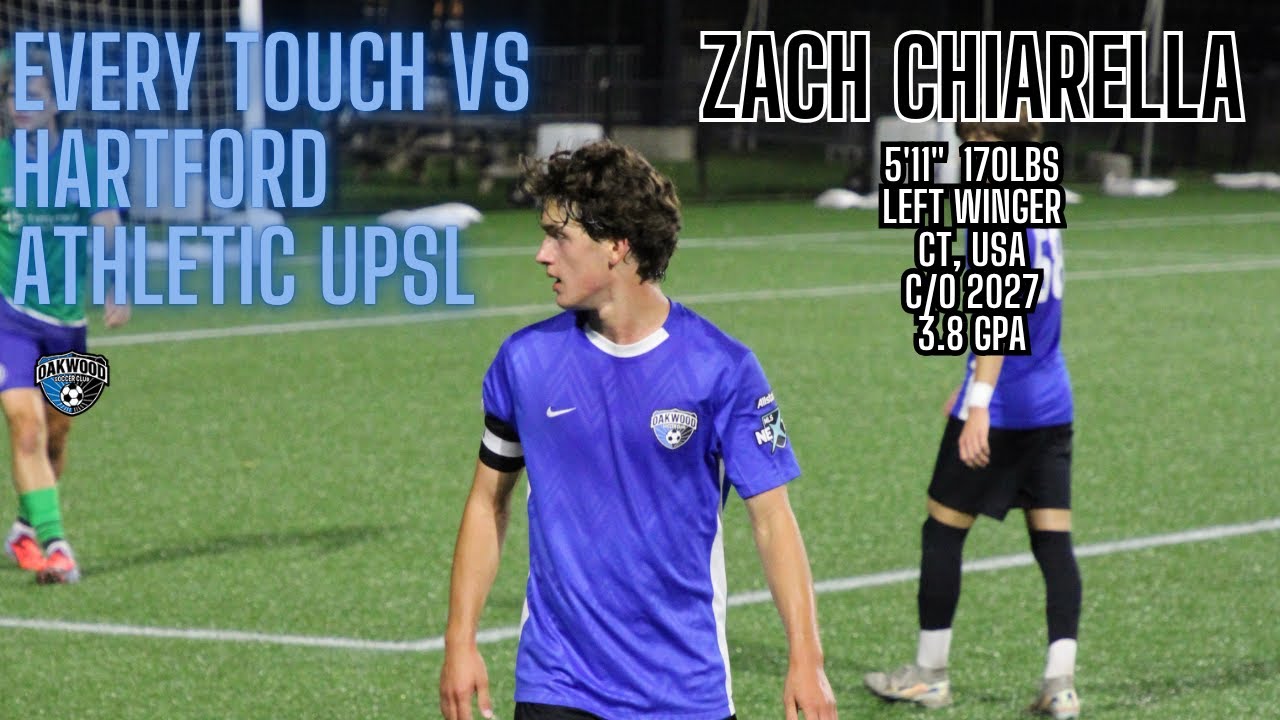 Every Touch vs Hartford Athletic U23 UPSL | 2-1 Win | Zach Chiarella | 9/16/25