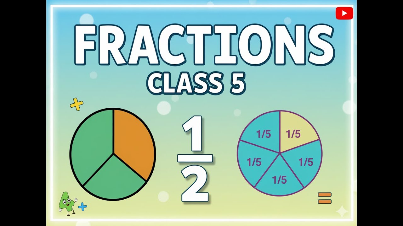 Fraction class 5 Full Chapter Explained in Detail