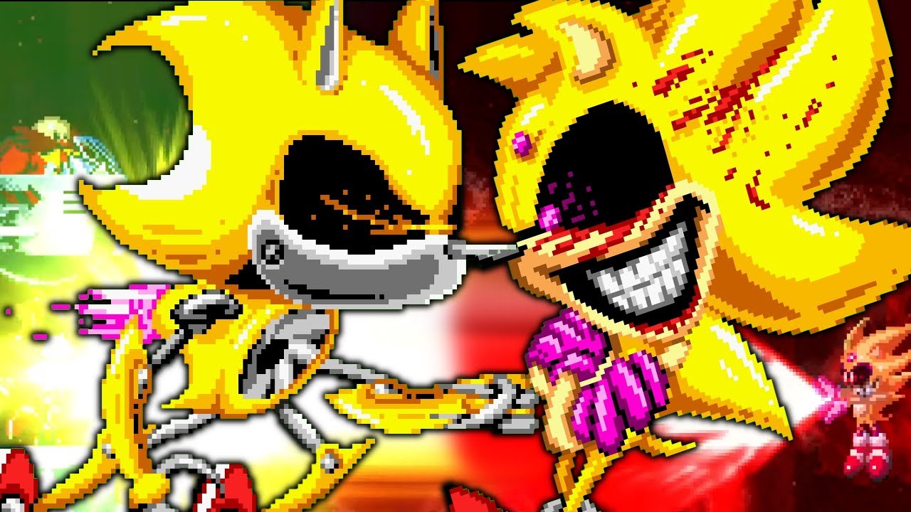 SUPER METAL SONIC vs SONIC.EXE - BEST ENDING - SONIC.EXE THE DESTINY REBORN Beyond The World Ending