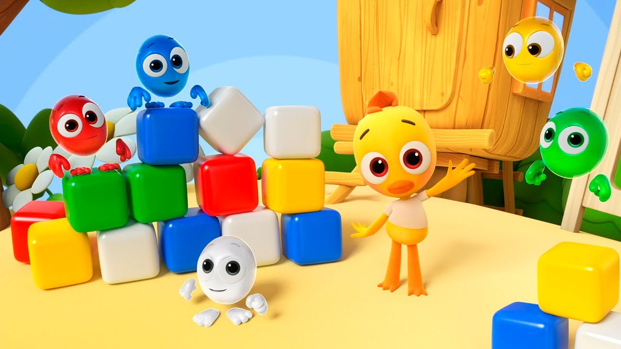 Цветняшки ✨ Разноцветные башенки ✨ Развивающие мультики для малышей ✨ Super Toons TV