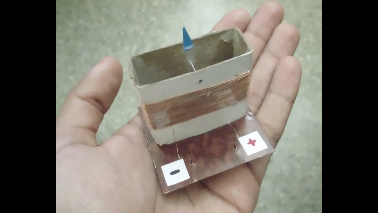 Galvanómetro experimental (Prof. Jhonny Dávila)