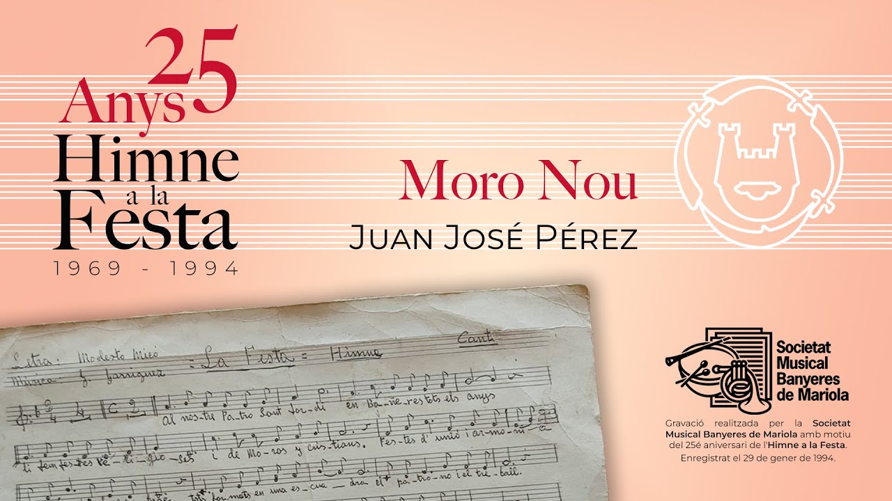 Moro Nou, pasdoble de Juan José Pérez | Societat Musical Banyeres de Mariola