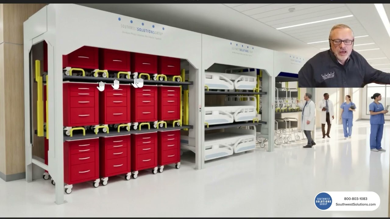 Universal Stacker System | Flexible Hospital Equipment Storage