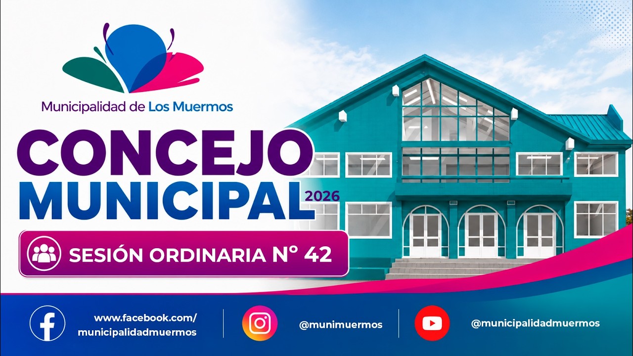 SESIÓN ORDINARIA N° 42 DEL HONORABLE CONCEJO MUNICIPAL - 29 ENERO 2026