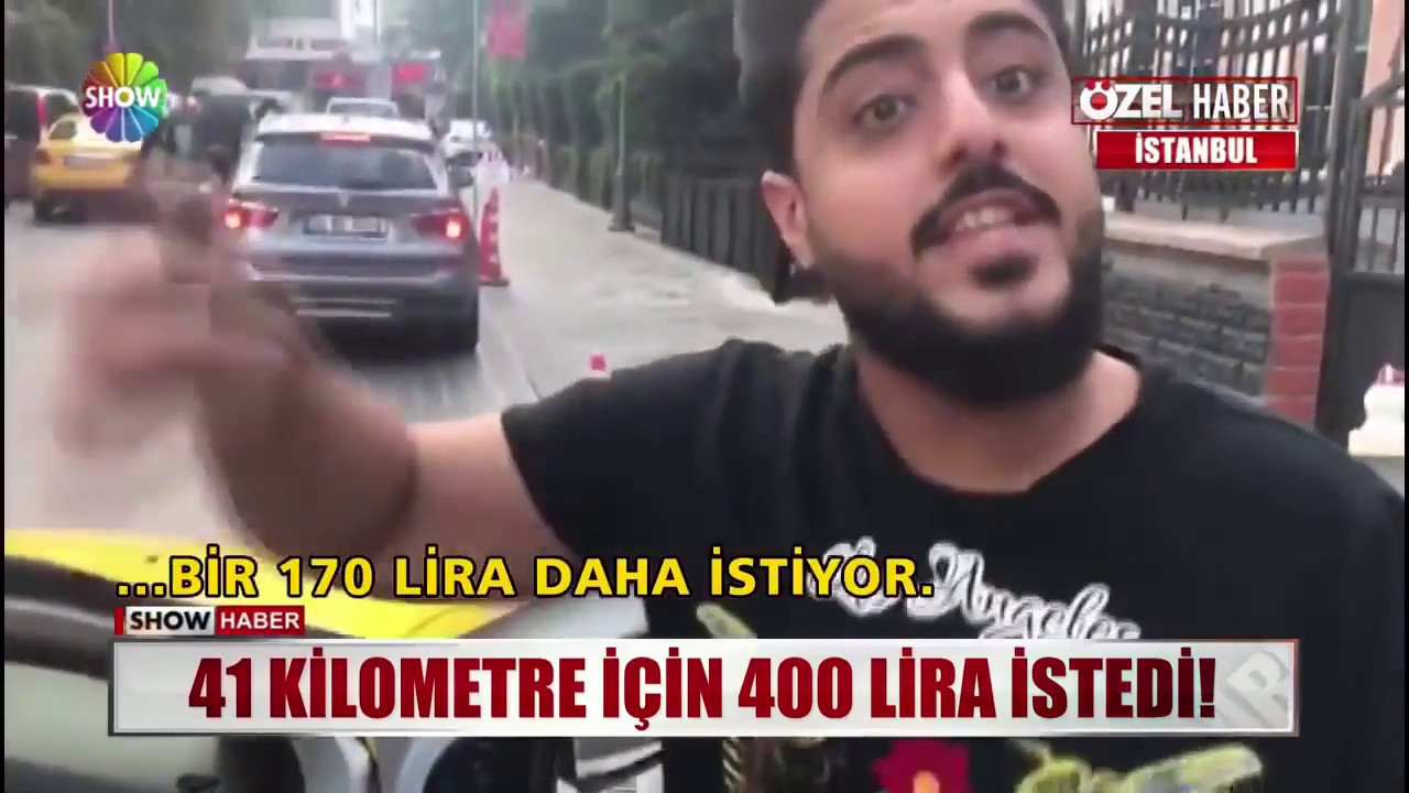 41 kilometre için 400 lira istedi!