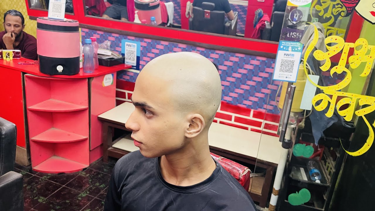 Headshave / how to dandruff remove headshave