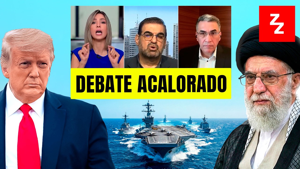 Tensão EUA x IRÃ gera ALERTA GLOBAL e domina debate na TV árabe