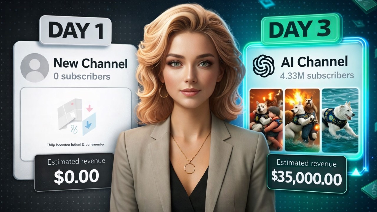 I Built a Viral YouTube Channel in 3 Days With AI