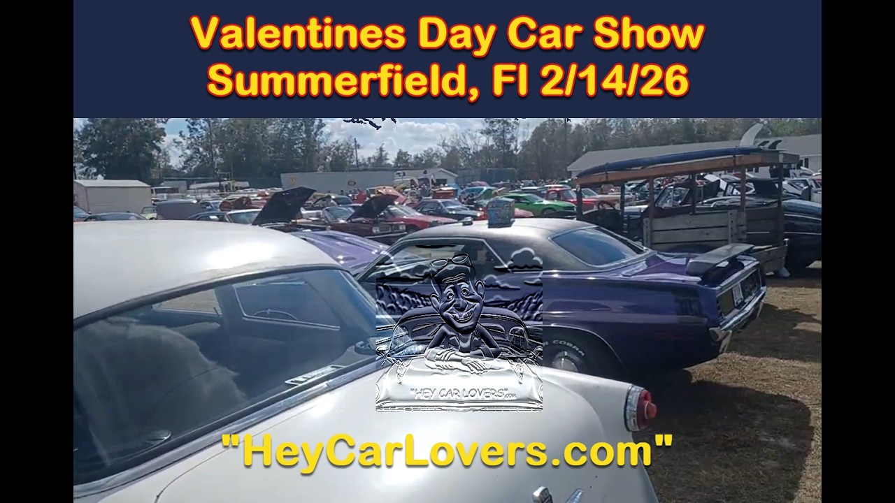 Muscle Car Show On Valentines Day 2/14/26
