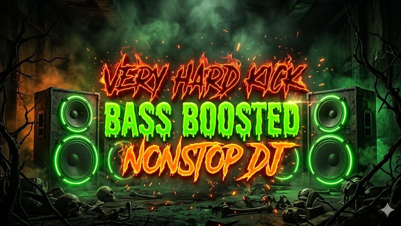NONSTOP DJ 🔥 Powerful Bass Boosted | Very Hard Kick EDM Mix (No Stop Music) DJ S 360