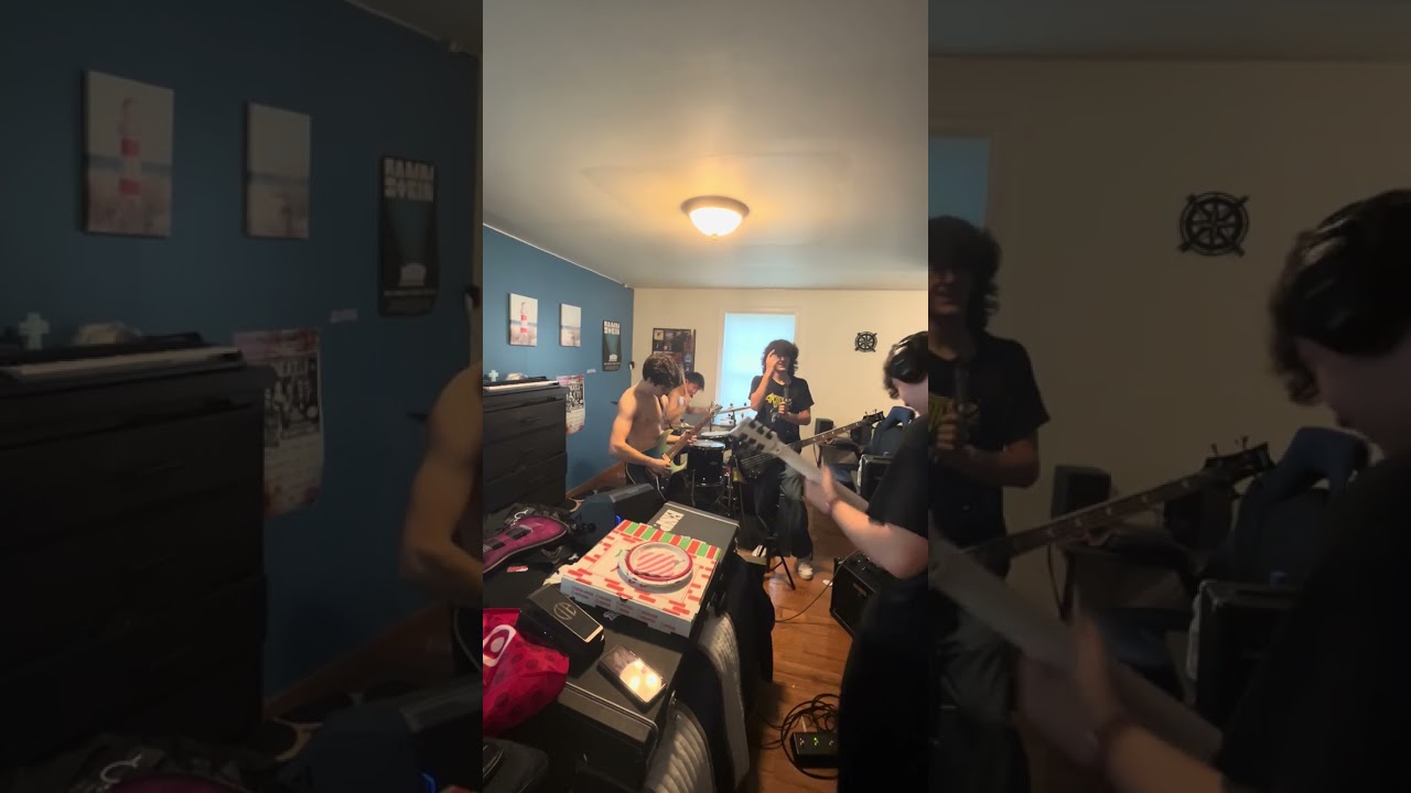 Crazy Train Jam by Post Mortem #crazytrain #ozzyosbourne #metal #highschool #garageband
