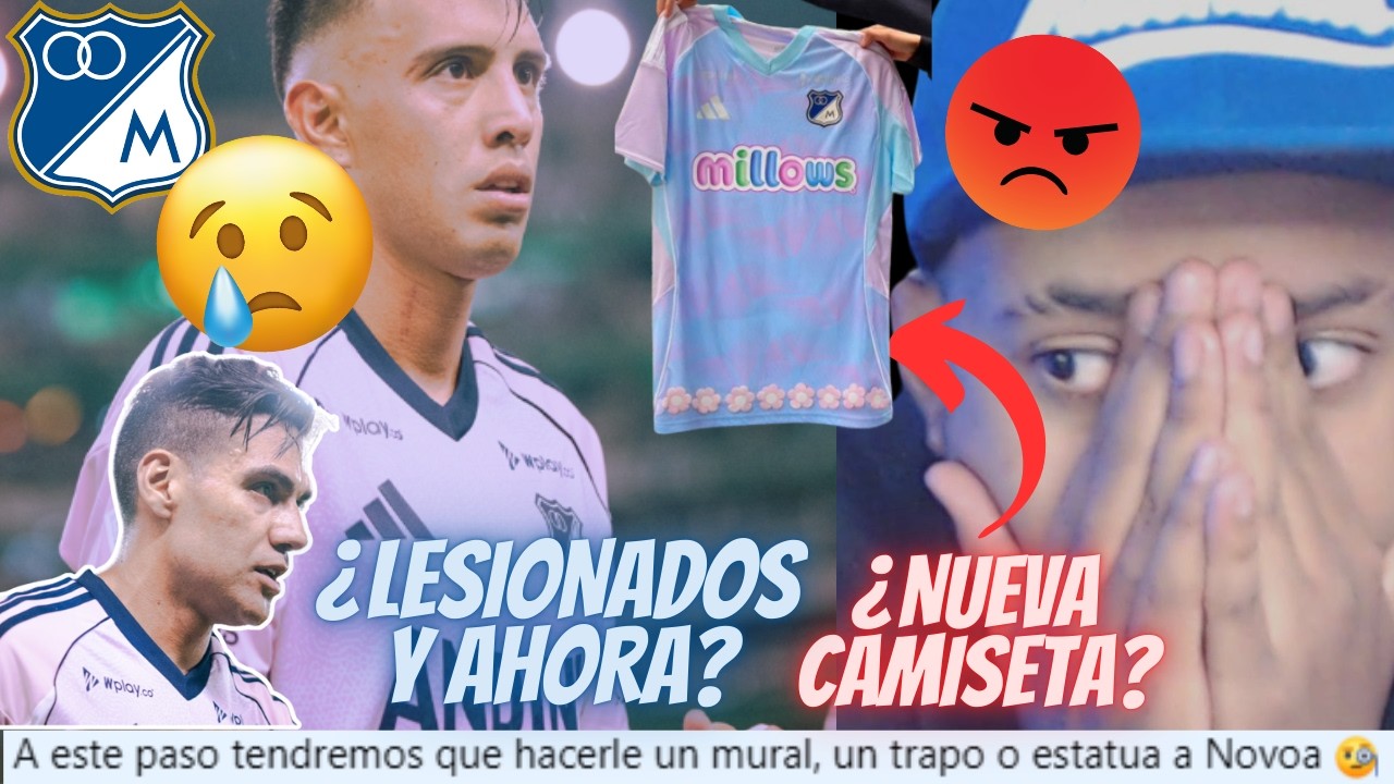 ¿ESTA ES LA NUEVA CAMISETA DE MILLONARIOS? ¿LAS LESIONES DE FALCAO Y CONTRERAS GRAVES PARA NACIONAL?