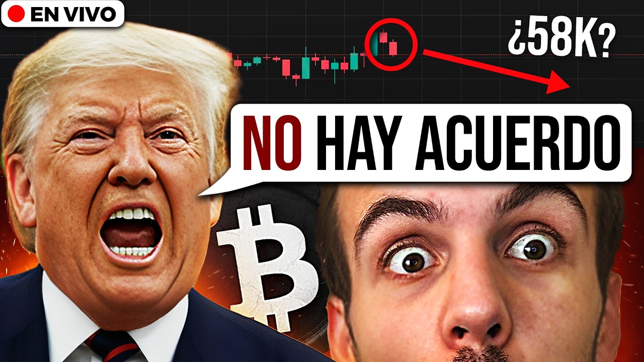 🚨¿BITCOIN CAERÁ A 58K? ¿QUE LOCURA DIJO TRUMP???