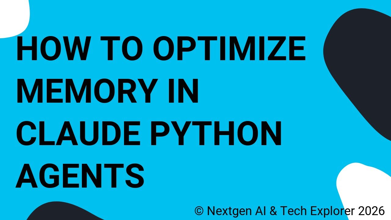 How to Optimize Memory in Claude Python Agents