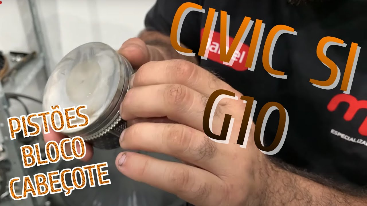 CIVIC SI TURBO - PISTÕES, ANEIS E INÍCIO DA MONTAGEM ( PARTE 5 )