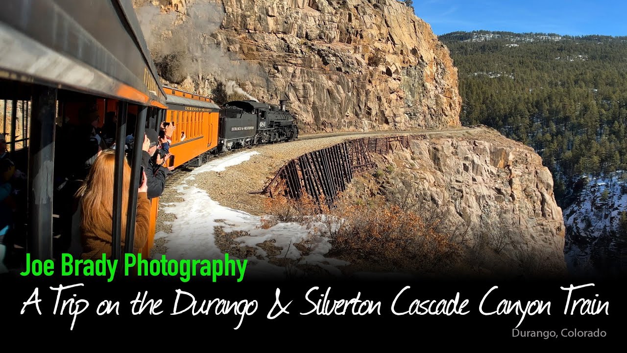A Ride on the Durango & Silverton Cascade Canyon Winter Train!