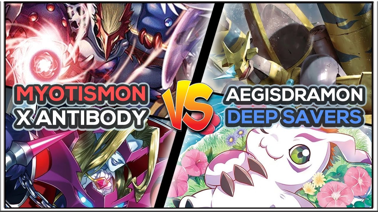 Myotismon X vs Aegisdramon (Deep Savers) | EX-08 Gameplay | Drasil | Digimon TCG