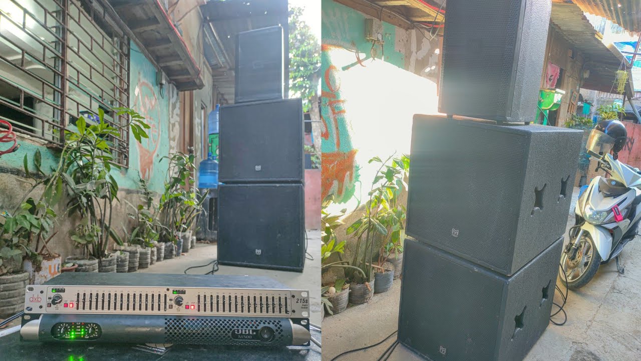 Sound Check JBL M500 amplifier 1000 watts per channel (malakas po sya)
