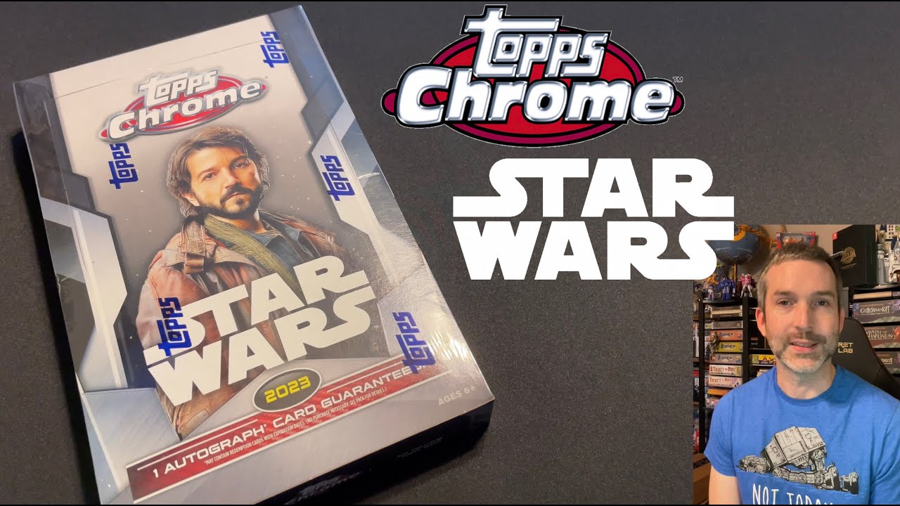 Вытягиваем кейс из набора Topps Chrome Star Wars 2023 Hobby Box | 24 набора с гарантированным авт...